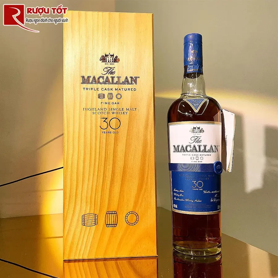 ruou macallan 30 triple cask