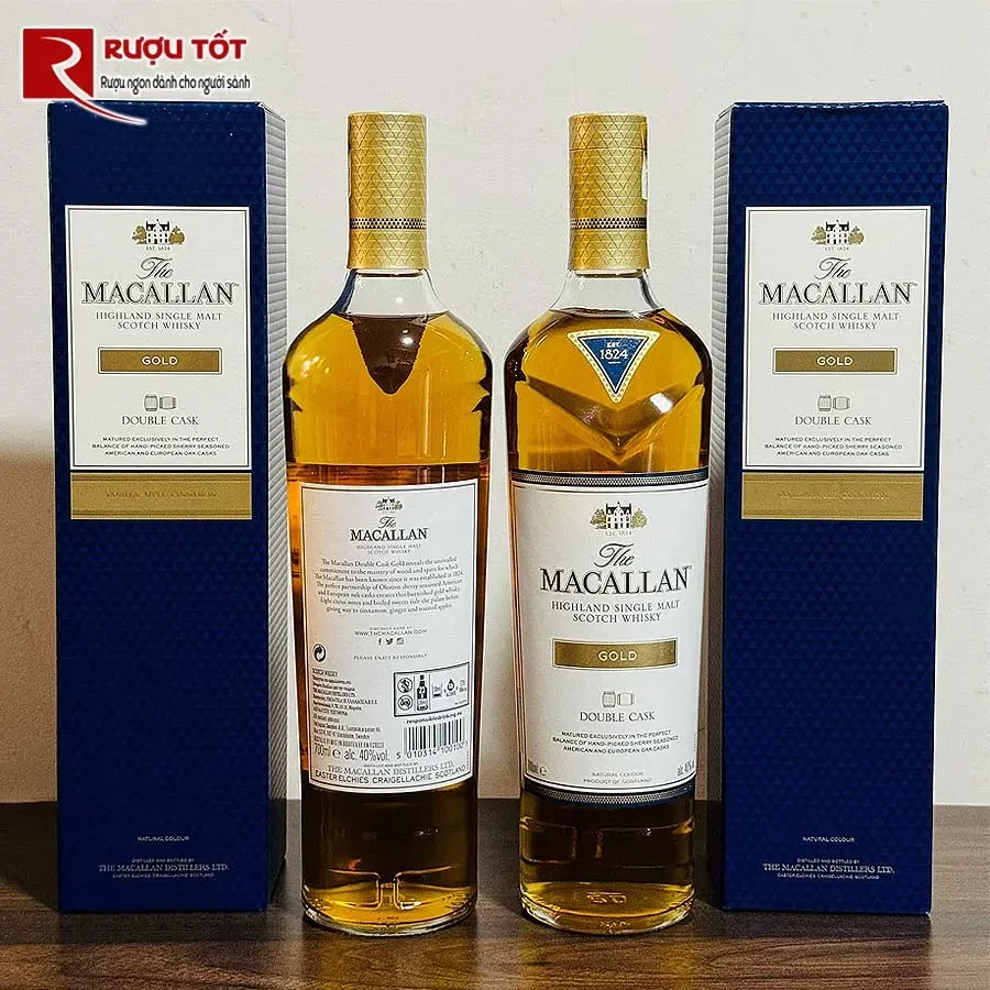 ruou macallan gold double cask nhap khau