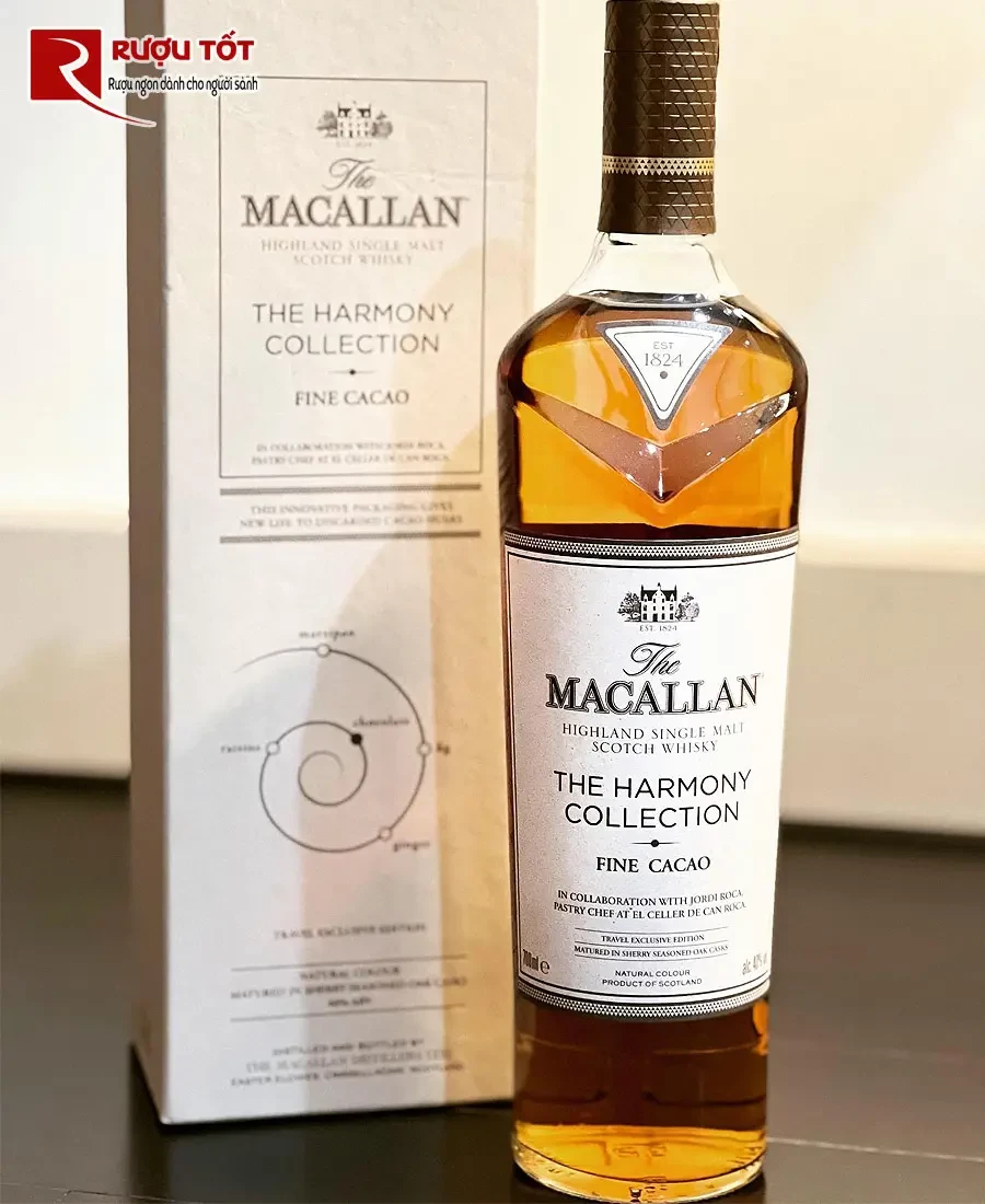 ruou macallan harmony fine cacao 700ml