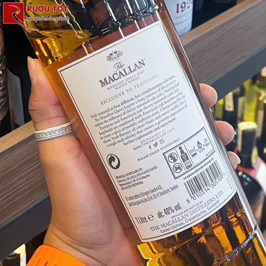 rượu macallan quest 1 lít