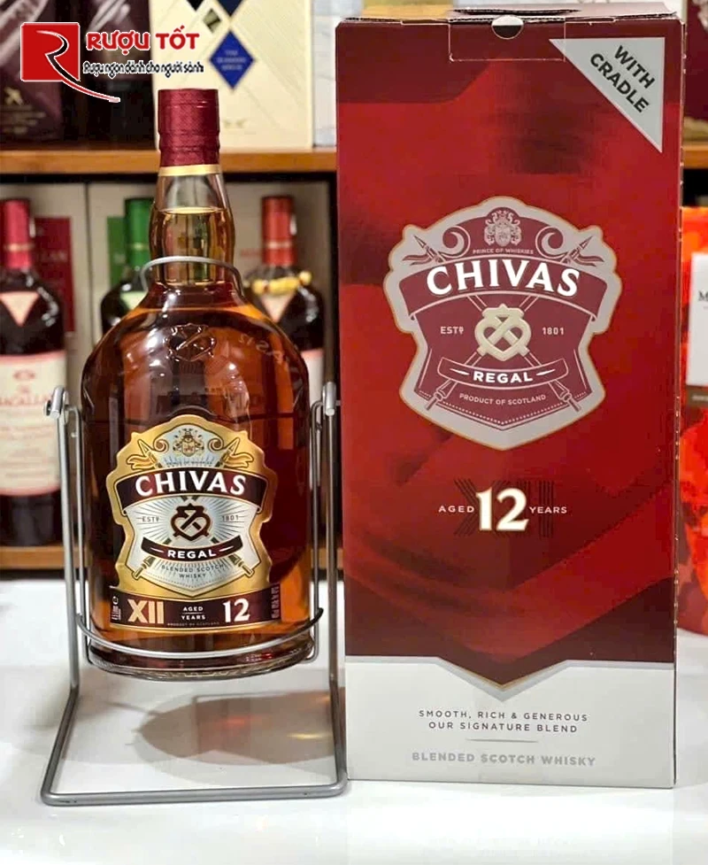 Rượu mạnh Chivas 12 4,5l