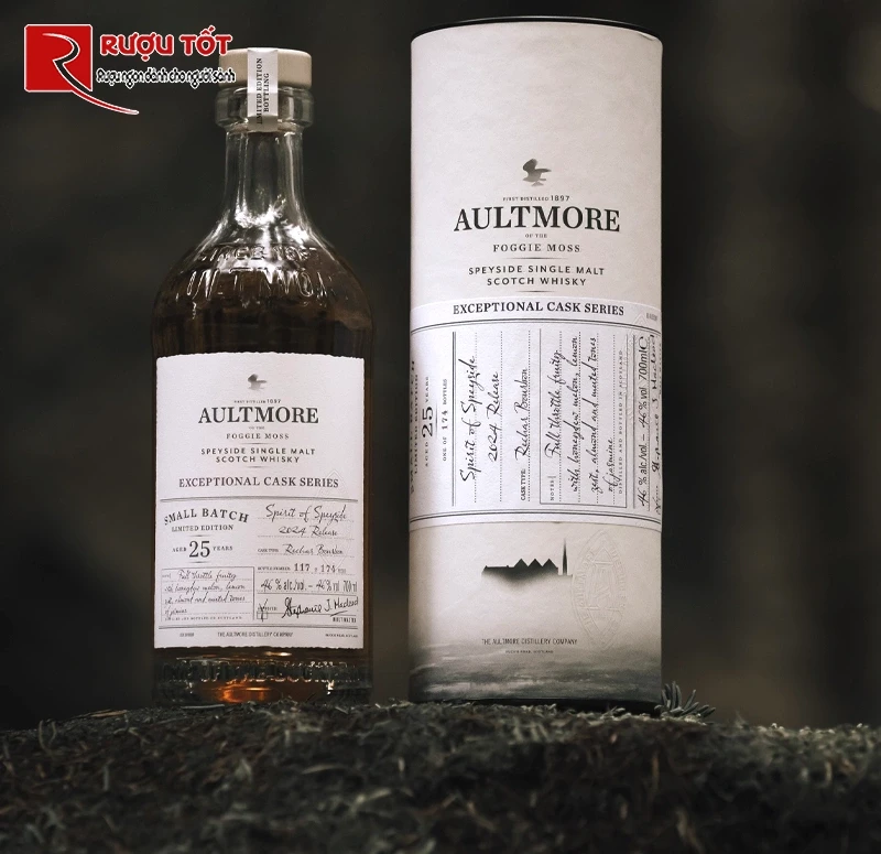 Rượu Whisky Aultmore 25 Exceptional Cask