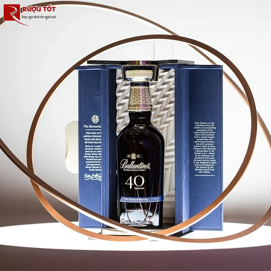 Ruou Whisky Ballantines 40