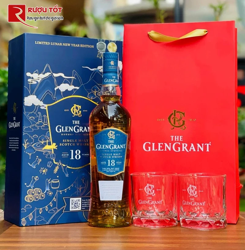 Rượu Whisky Glen Grant 18-1