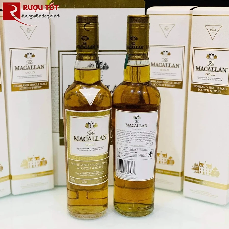 ruou whisky macallan gold 350ml