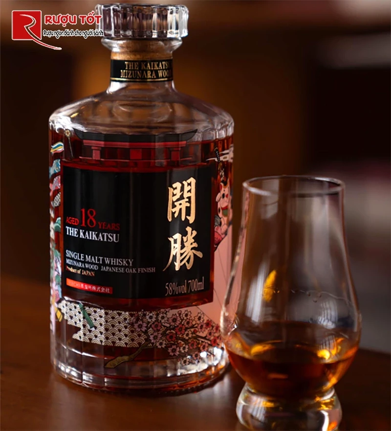 Rượu whisky The Kaikatsu 18 năm Black