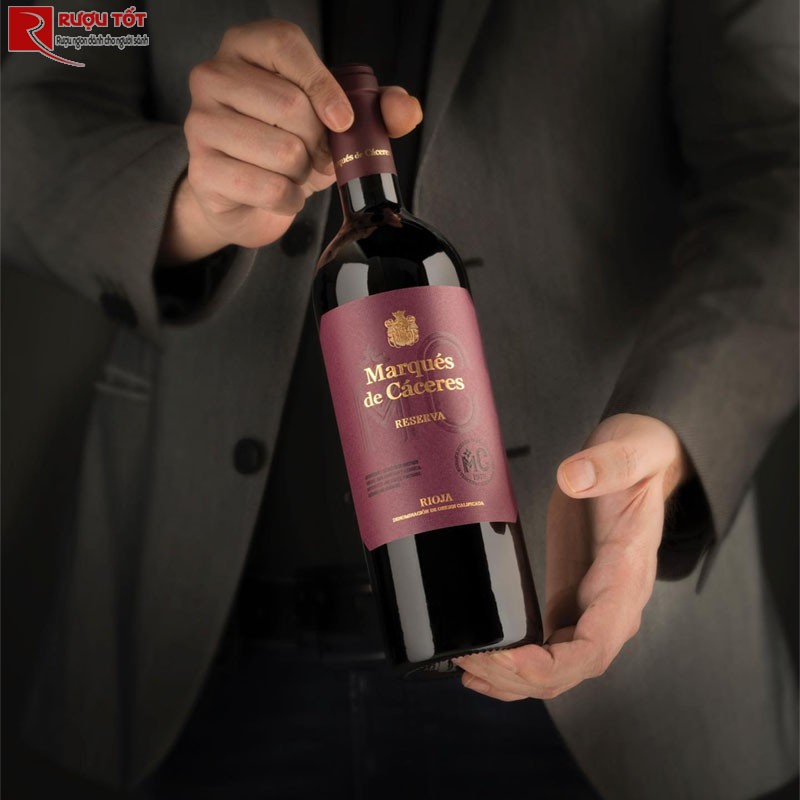 Rượu vang Marques de Caceres Reserva chính hãng