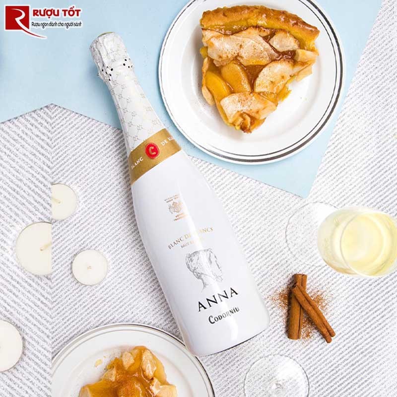 Rượu vang sủi Anna Blanc de Blanc