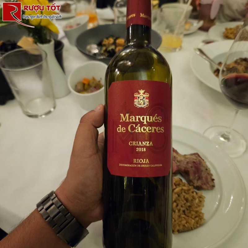 Vang Marques de Caceres Crianza Rioja chính hãng