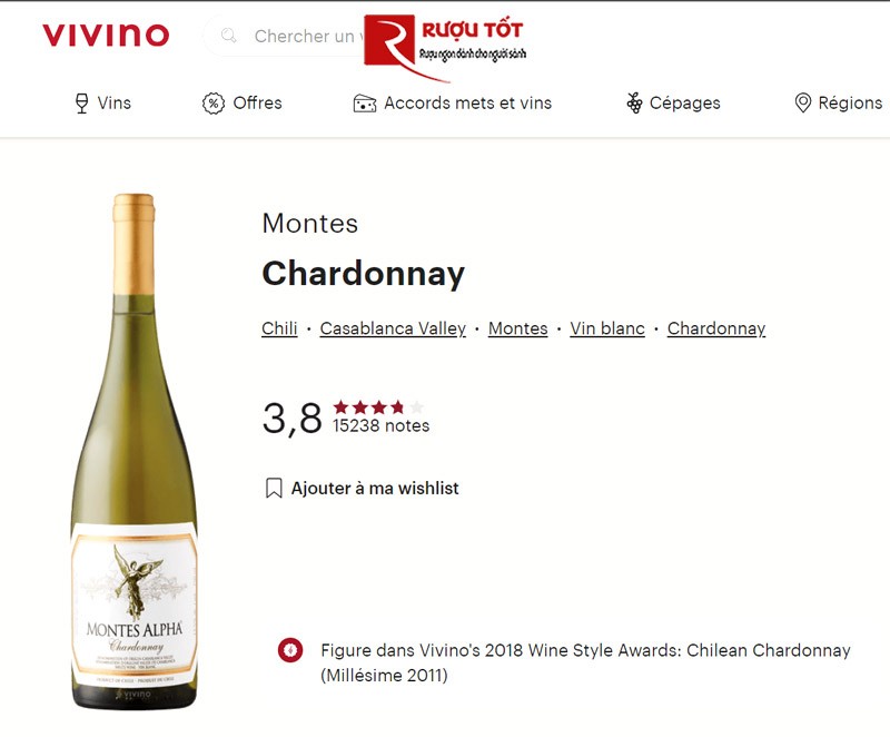 đánh giá vivino