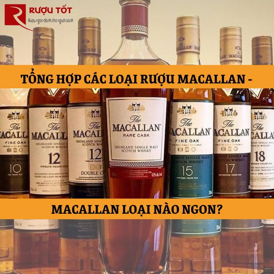 các loại rượu macallan