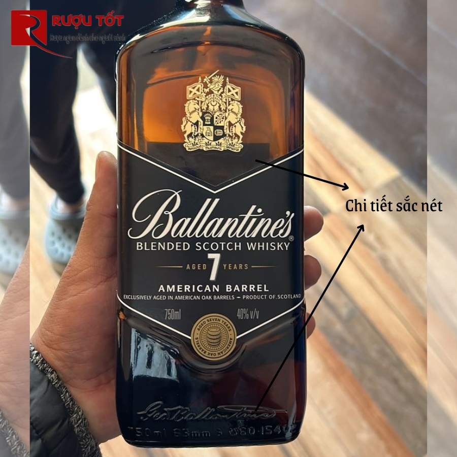 nhan biet ruou ballantines that