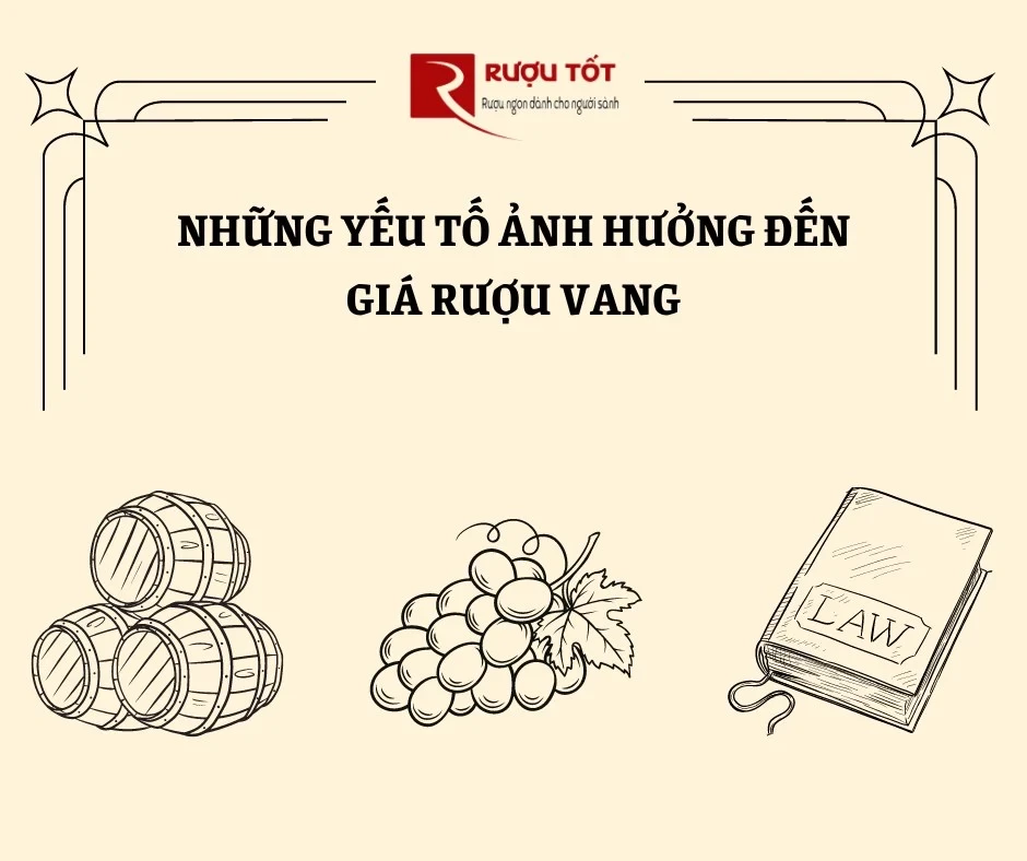 Những yếu tố ảnh hưởng đến giá rượu vang