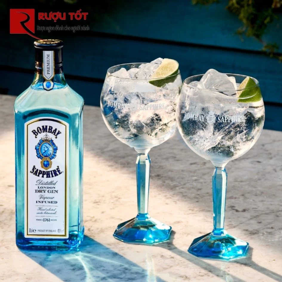 Quy trình sản xuất rượu gin Sapphire Bombay