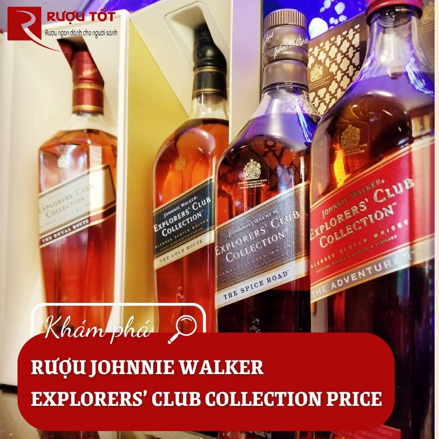 rượu Johnnie Walker Explorers Club Collection Price