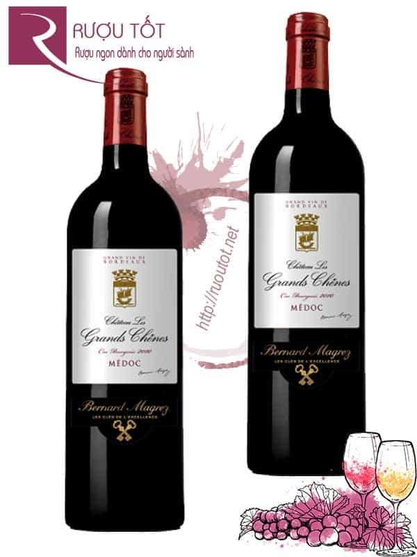 Vang Pháp Chateau Les Grands Chenes Medoc Cao Cấp