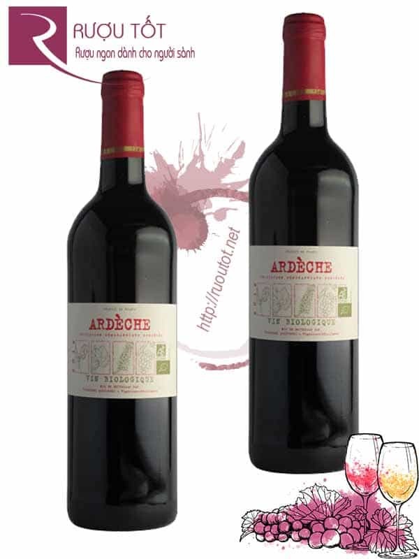 Vang Pháp Ardeche Vignerons Ardechois Vin Biologique