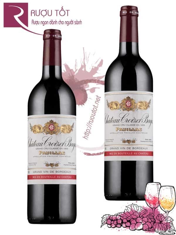 Rượu Vang Chateau Croizet Bages Pauillac Gran Cru Cao cấp