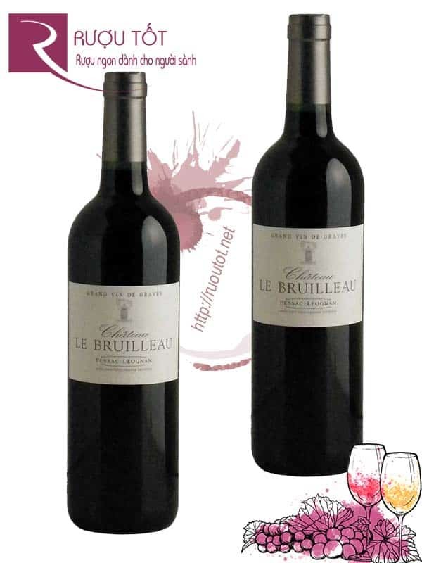 Vang Pháp Chateau Le Bruilleau Pessac Leognan Thượng hạng