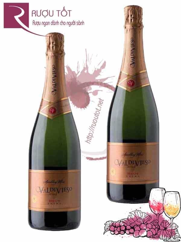 Rượu vang Brut Sparkling Wine Valdivieso