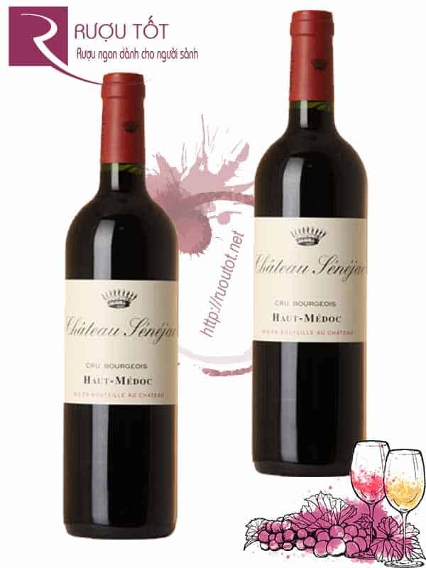 Vang Pháp Chateau Senejac Haut Medoc Thượng hạng