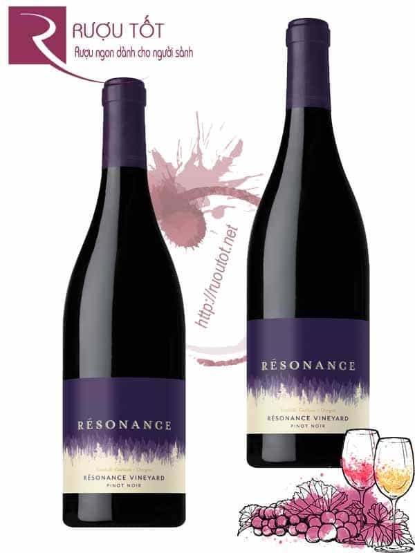 Rượu Vang Resonance Vineyard Pinot Noir Thượng hạng