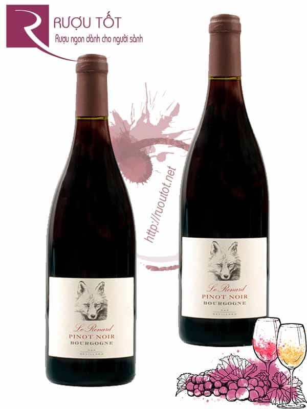 Rượu vang Le Renard Pinot Noir Bourgogne