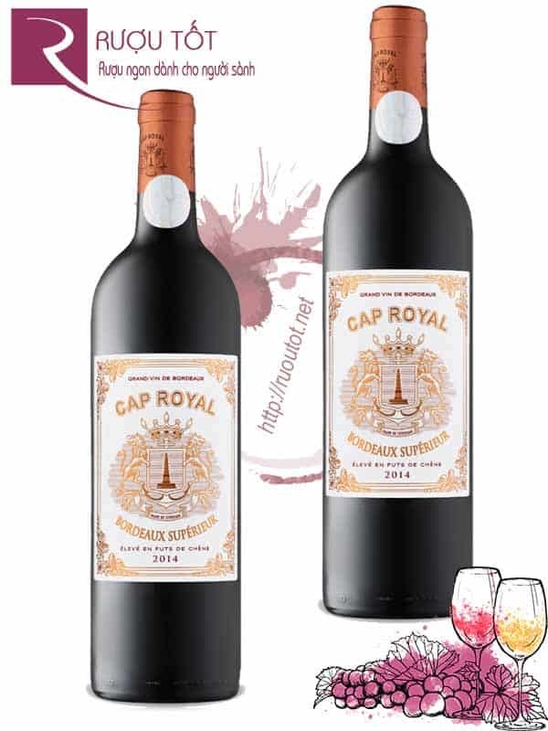 Vang Pháp Cap Royal Bordeaux Superieur Thượng hạng