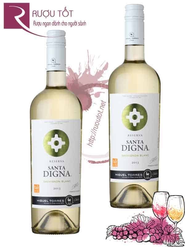 Vang Chile Santa Digna Sauvignon Blanc Reserva Thượng hạng