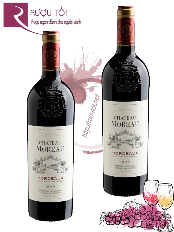 Vang Pháp Chateau Moreau Bordeaux AOC Hảo hạng