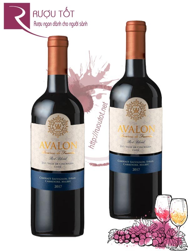 Vang Chile Avalon Reserva de Familia Red Blend đỏ Cao cấp