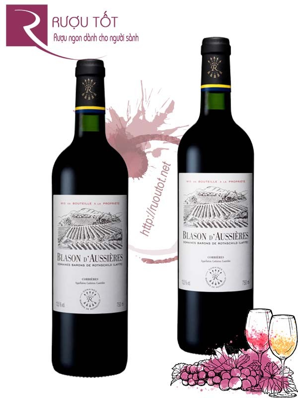 Rượu Vang Blason d'Aussieres Domaines Barons de Rothschild