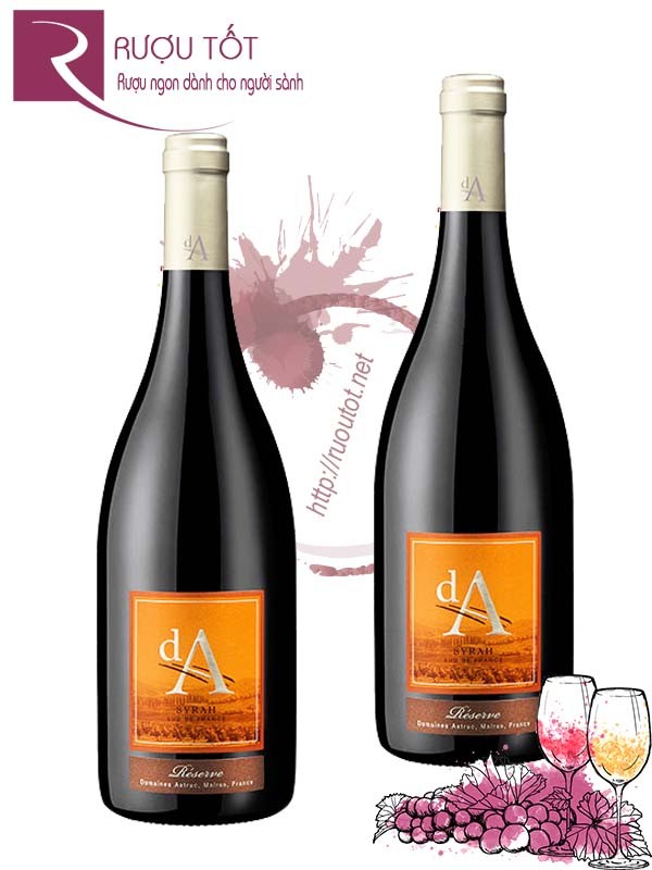 Vang Pháp dA Domaines Astruc Syrah Reserve Cao cấp