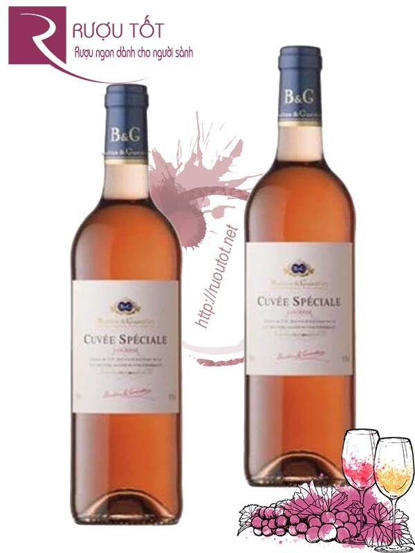 Vang hồng Pháp Cuvee Speciale Rose Barton Guestier Cao cấp