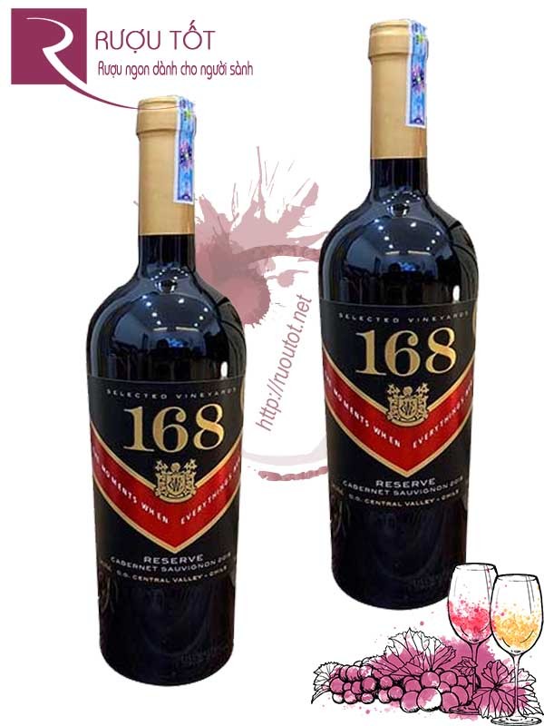 Vang Chile 168 Reserve Cabernet Sauvignon Hảo hạng