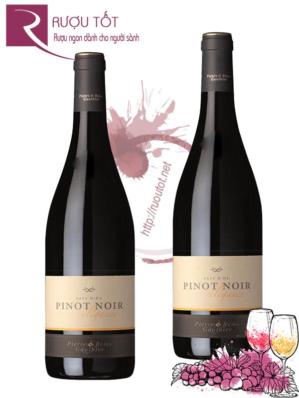 Vang Pháp Pinot Noir Pays d Oc Elegance Hảo hạng