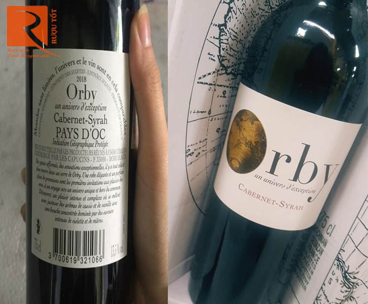 Vang đỏ Orby Cabernet Syrah