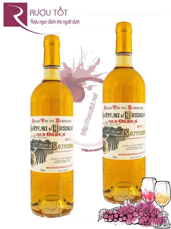 Vang Pháp Chateau d'Armajan Des Ormes Sauternes AOC Cao cấp