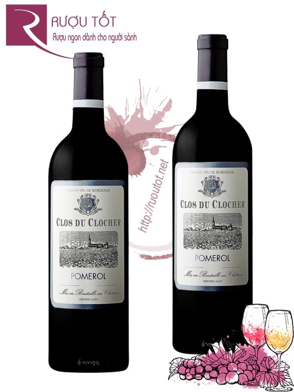 Vang Pháp Clos De Clocher Pomerol Thượng hạng