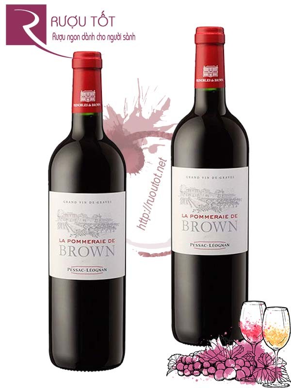 Vang Pháp La Pommeraie de Brown Pessac Leognan Cao cấp