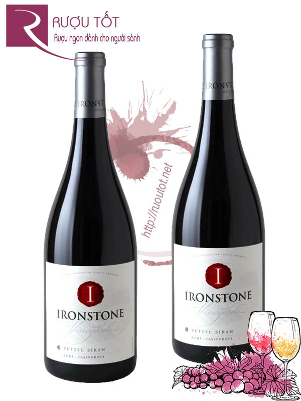 Rượu Vang Ironstone Petite Sirah Thượng hạng