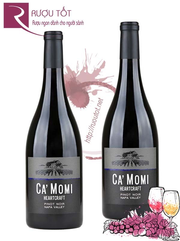 Rượu Vang Camomi Heartcraft Pinot Noir Thượng hạng