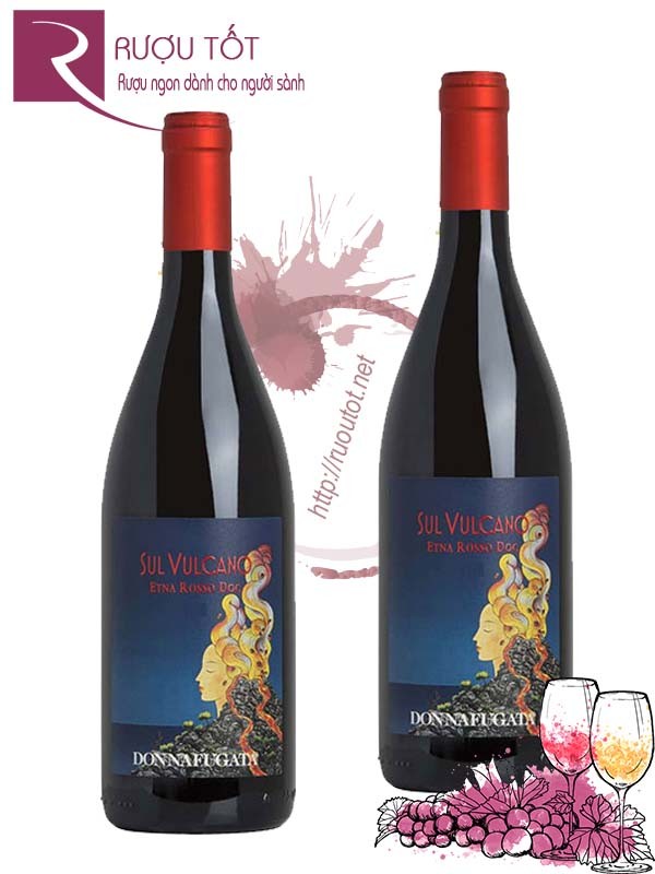 Vang Ý Sul Vulcano Donnafugata Etna Rosso Cao cấp