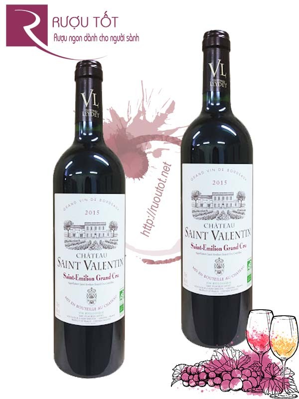 Vang Pháp Chateau Saint Valentine Saint-Emilion Grand Cru Cao cấp