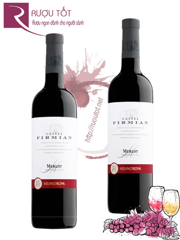 Vang Ý Castel Firmian Merlot Trentino DOC Cao cấp