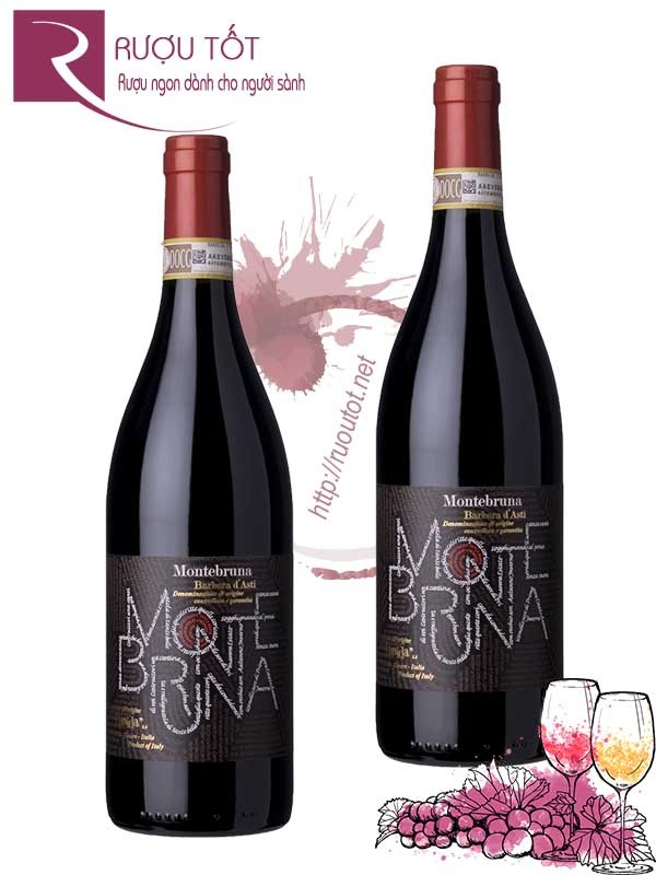 Vang Ý Montebruna Barbera D’asti Thượng hạng