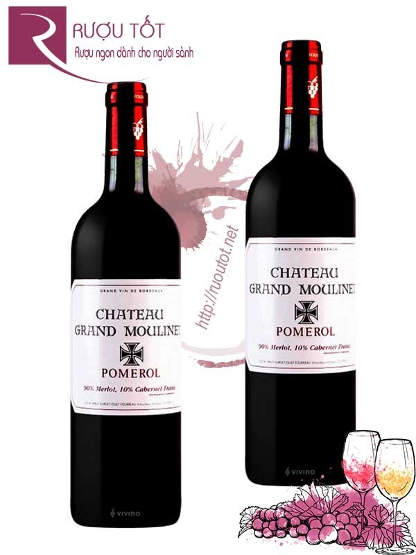 Vang Pháp Chateau Gran Moulinet Pomerol Cao cấp