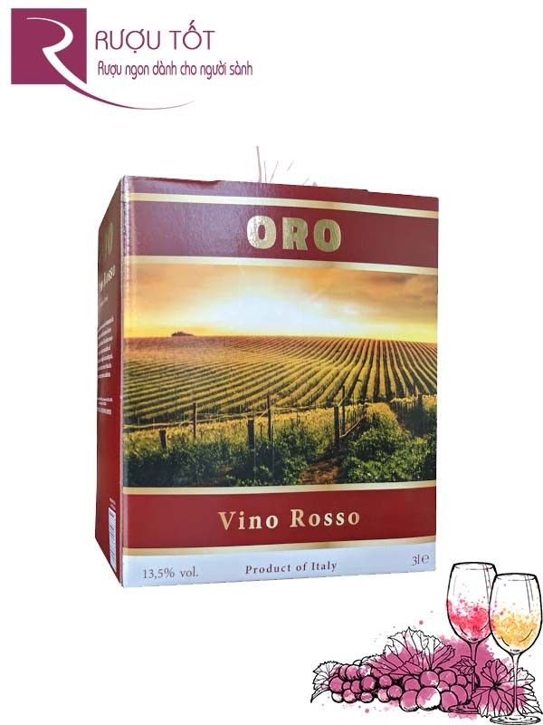 Vang Ý Oro Vino Rosso Thượng hạng