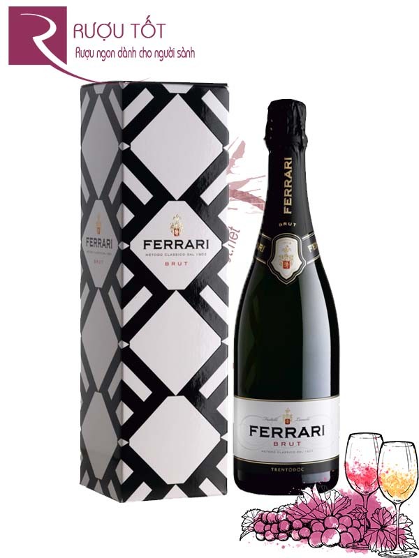 Vang Nổ Ý Ferrari Brut Trento DOC