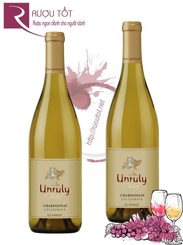 Rượu Vang Unruly Chardonnay California Hảo hạng